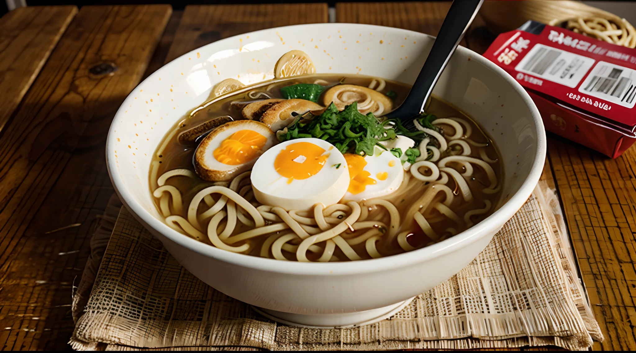 eating ramen noodles, ultra realistic, (Masterpiece), best quality, highly detailed, ultra realistic