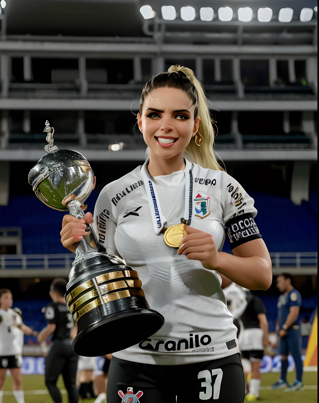 Make me Messi and say María lifting the America Cup and the World Cup