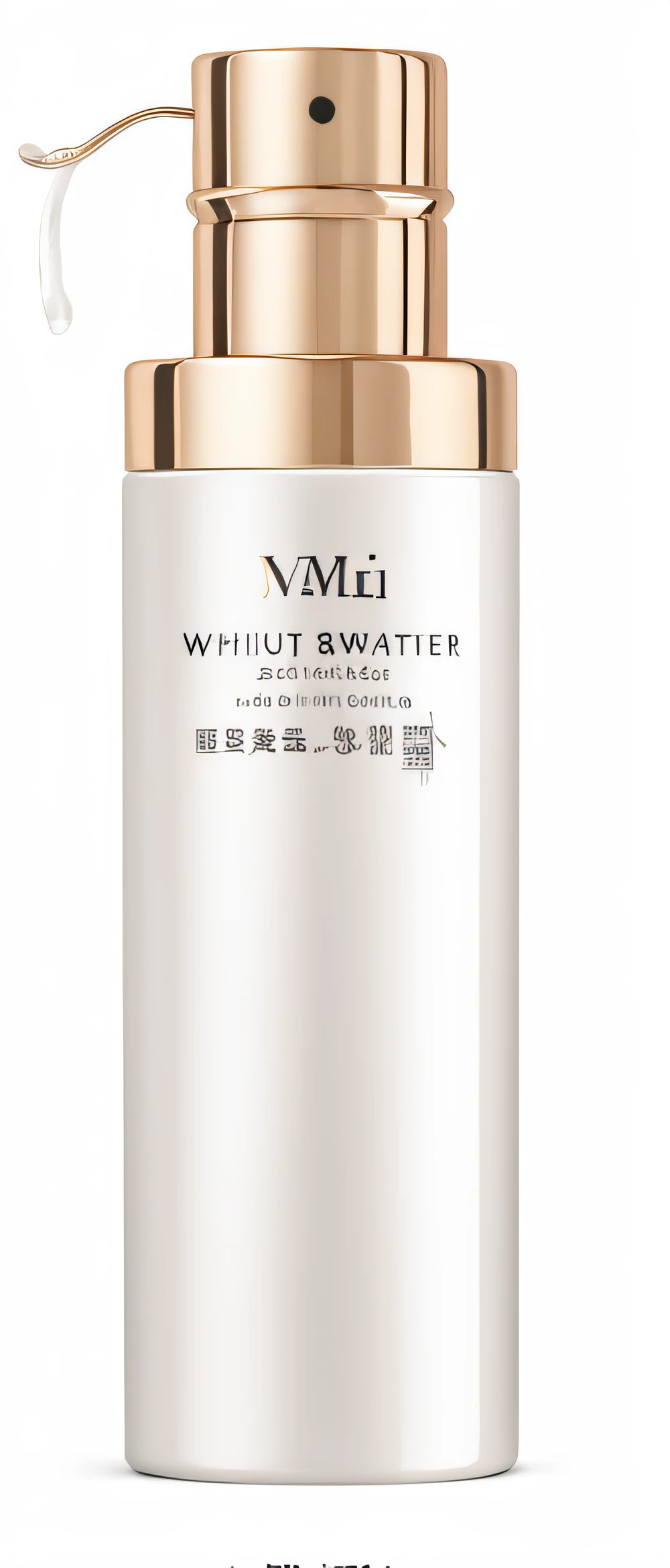 A bottle of white water,There is a gold cover on it, the essence, trendsetter, whie tcolor, author:Yao Tingmei, tiffany, everlasting, ji-min, Uptrend ,, author:Fumi, by Yang J, author:Jiang Tingxi, Zimis, Facial strengthening, prettt, enhance face, author:Liao Zhichun, by Ni Yuanlu