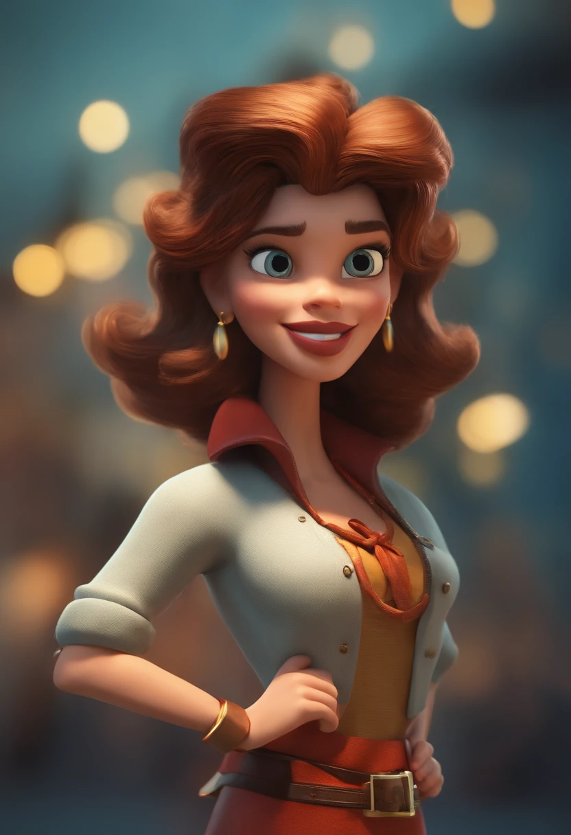 Personagem de desenho animado de um homem de 21 anos, barda, bigode curto e cabelo careca e uma camisa preta, animation character, Caractere estilizado, animation style rendering, 3D estilizado, Arnold Maya render, 3 d render estilizado, toon render keyshot, Personagem 3D, Personagem 3D, 3d rendering stylized, 3 d character render, personagem 3 d render, personagem de desenho animado, Personagem de close up, Pose de personagem, (Estilo Pixar) (parte mestra:1.2) (Bokeh) (melhor qualidade) (pele detalhada) (textura detalhada) (8k) (argila) (Kinematic lighting) (foco nítido