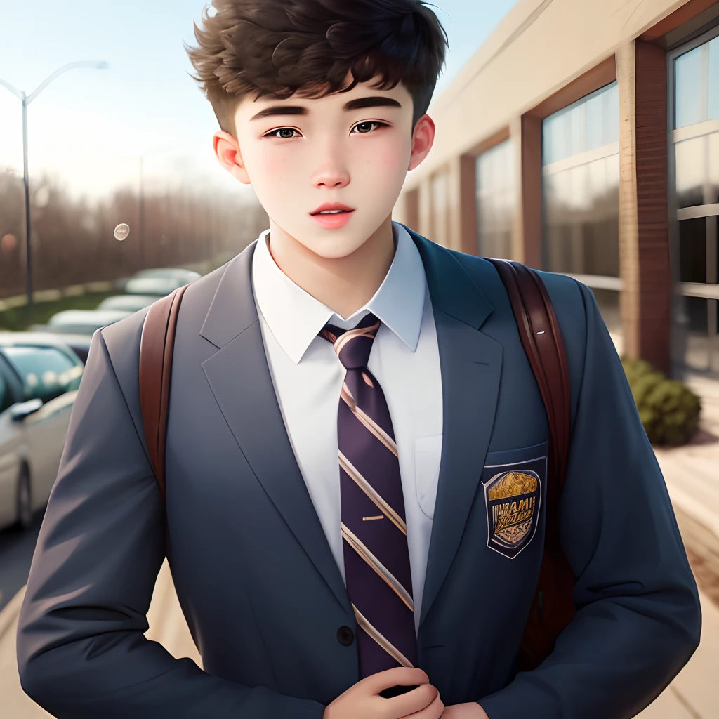 High school boy