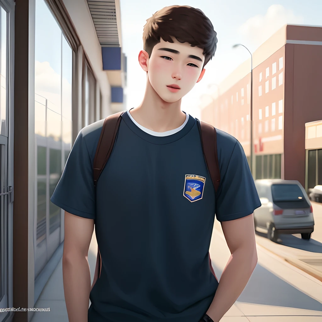 High school boy