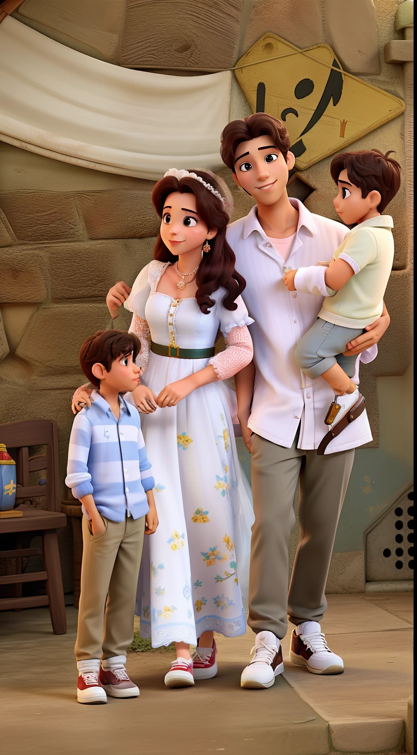 Casal feliz igual filme da Disney amor