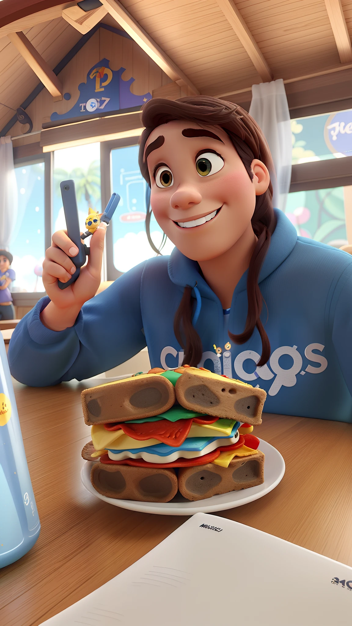 Estilo disney pixar. Melhor qualidade, melhor imagem.