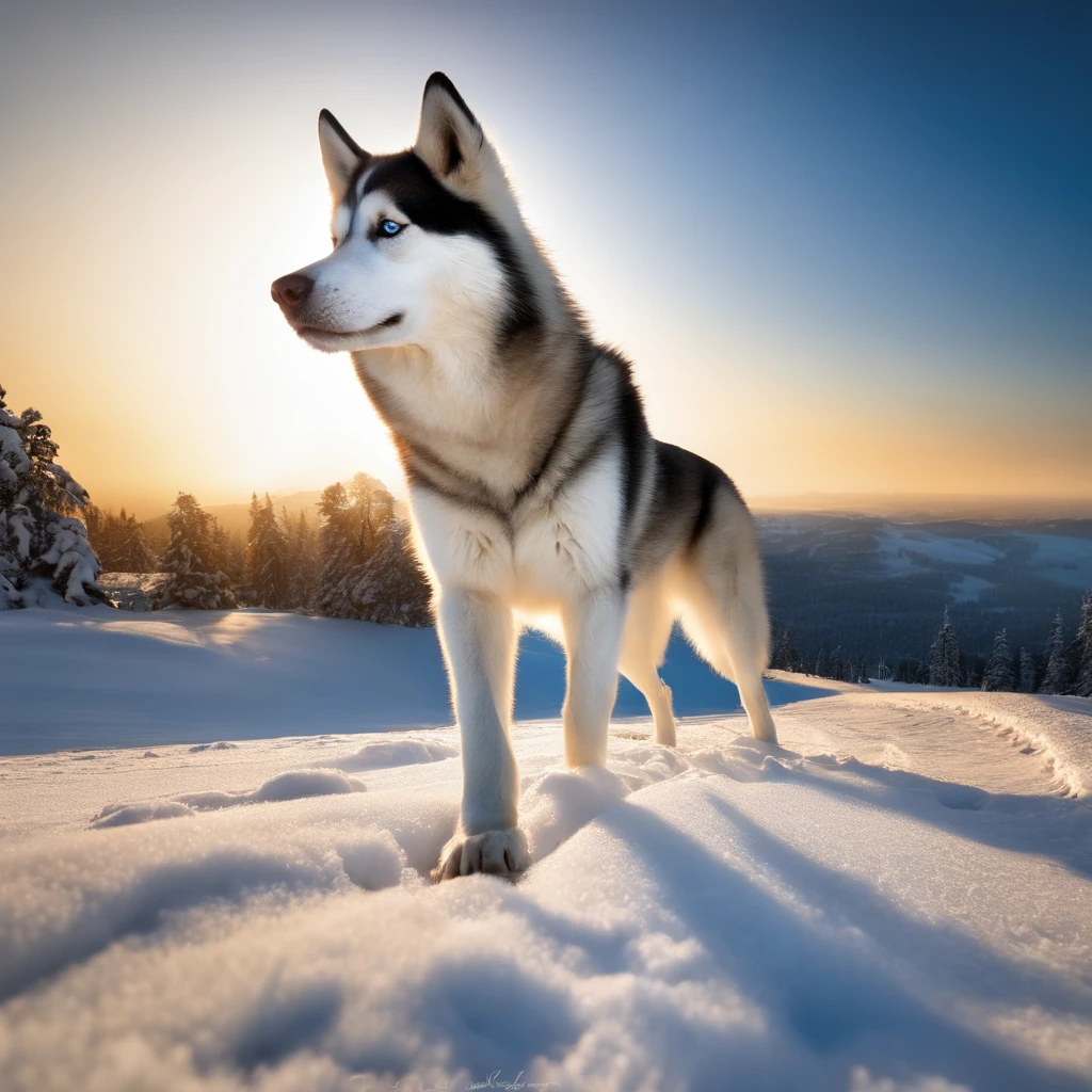 Husky Siberiano todo branco uivando Obra-prima pilar_Of_o_Universe Nature Snow Path Equirectangular Ideal Moon Meticulously Intricate Ultra_Ultra de alto detalhe_High_Ultra Pro-Photorealistic Ultra Resolution_High_qualidade ultra_agudeza
