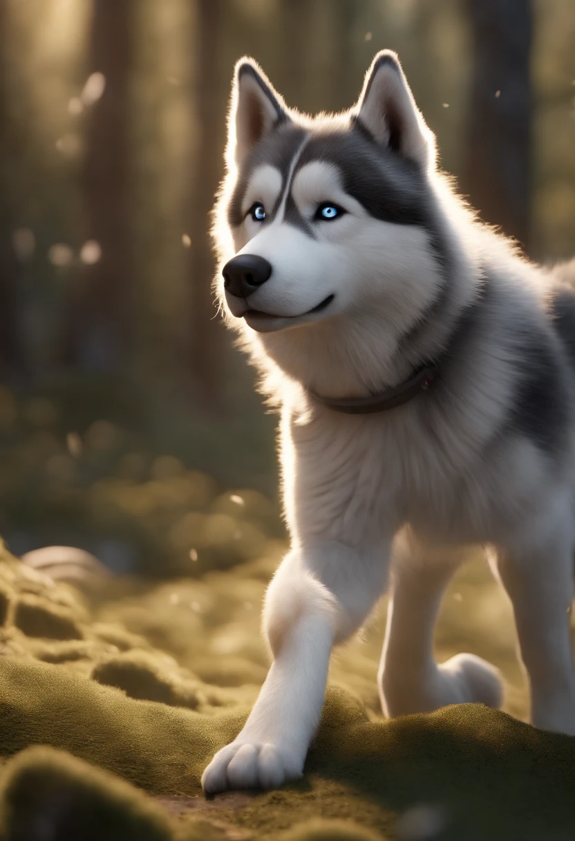 Husky Siberiano Branco uivando Obra-prima pilar_Of_o_Universe Nature Snow Path Equirectangular Ideal Moon Meticulously Intricate Ultra_Ultra de alto detalhe_High_Ultra Pro-Photorealistic Ultra Resolution_High_qualidade ultra_agudeza , animation character, Caractere estilizado, animation style rendering, 3D estilizado, Arnold Maya render, 3 d render stylized, toon render keyshot, Personagem 3D, Personagem 3D, 3d rendering stylized, 3 d character render, personagem de desenho animado, Personagem de close up, Pose de personagem, (Estilo Pixar) (master part:1.2) (Bokeh) (best quality) (pele detalhada) (textura detalhada) (8k) (argila) (Cinematic lighting) (foco nítido