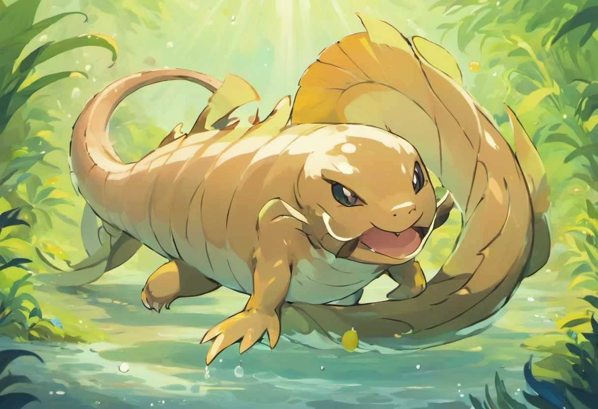 Feral air galactic dragon showing rear,tapering penis, slit, thick legs,big body, close up,solo,big ass,rear view,hot angle,water, feets pawpads,pawpads wet ,(art by greame, greame style), explicit art