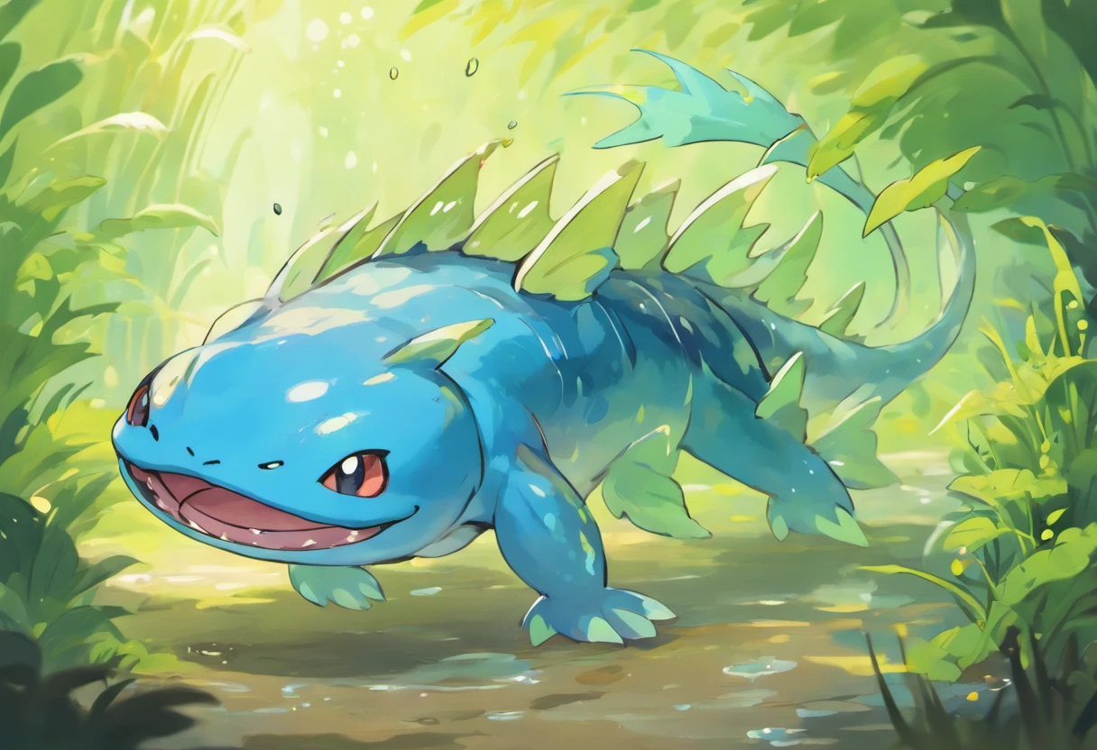 Epic Mythical Adult Catfish, Long Eel Like Body, Dragon Whiskers, Four Leg, Muddy Feet