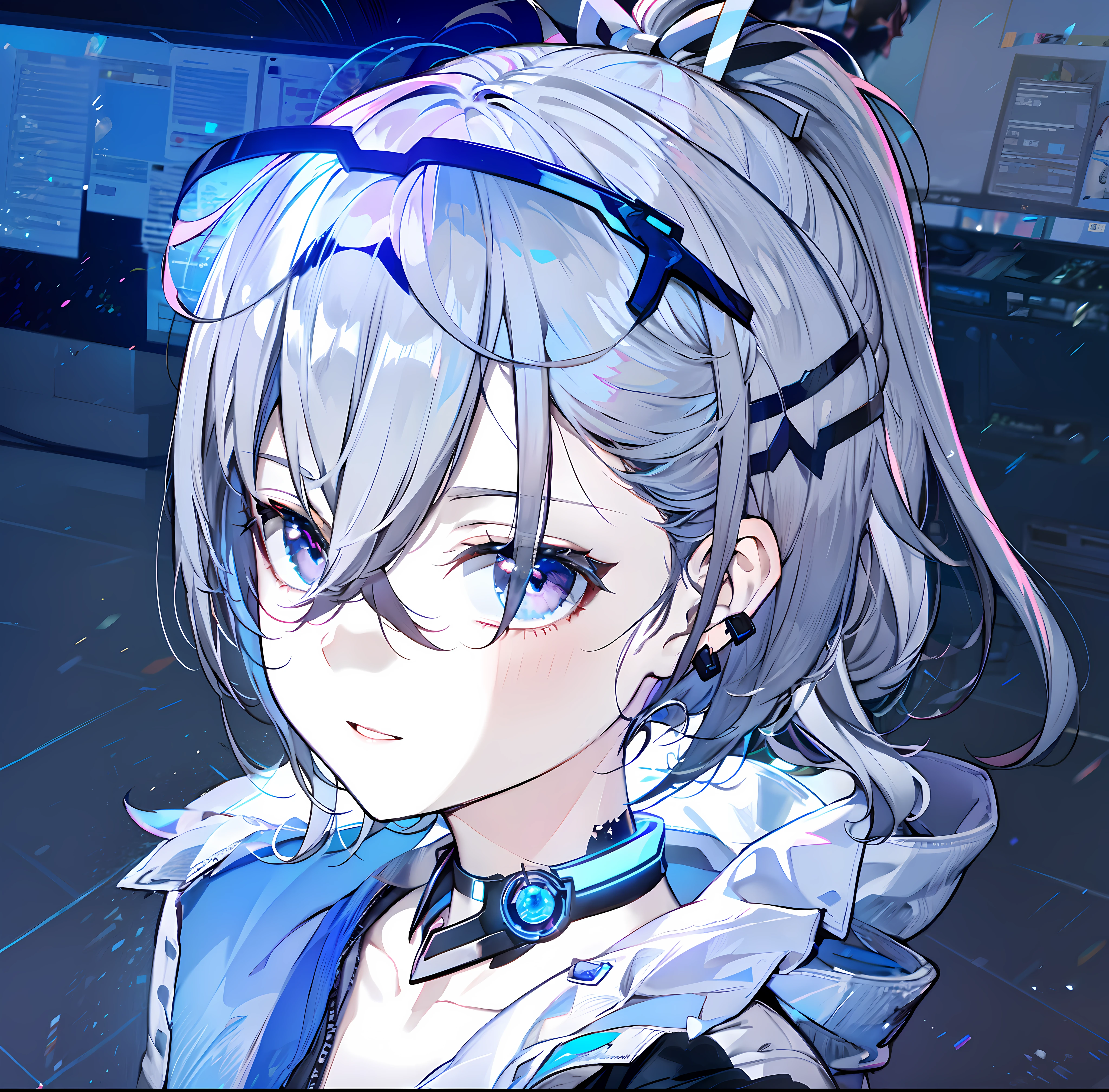 Gray Hair,Blue Eyes,card,Dice,game,