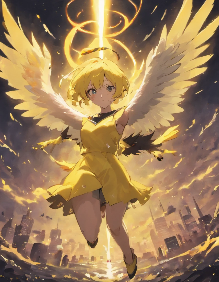 an American bald eagle with its wings expanded outwards in both directions. A happy pikachu Pokémon in its talons waving at the camera with the words “American deals” pasted above the eagle in between his wings