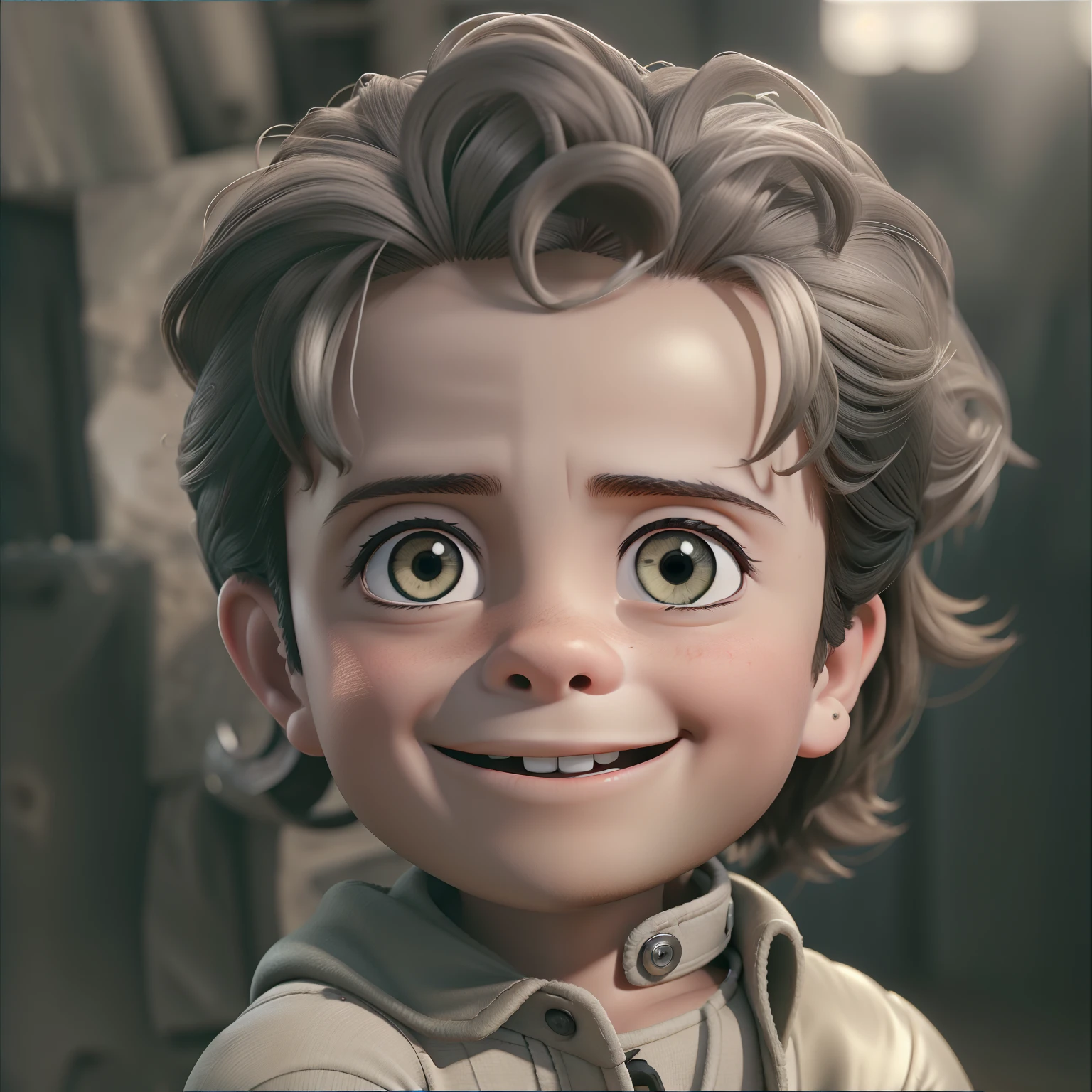 Johnny era um garotinho muito curioso. His little eyes shone with joy and his little heart was always full of enthusiasm