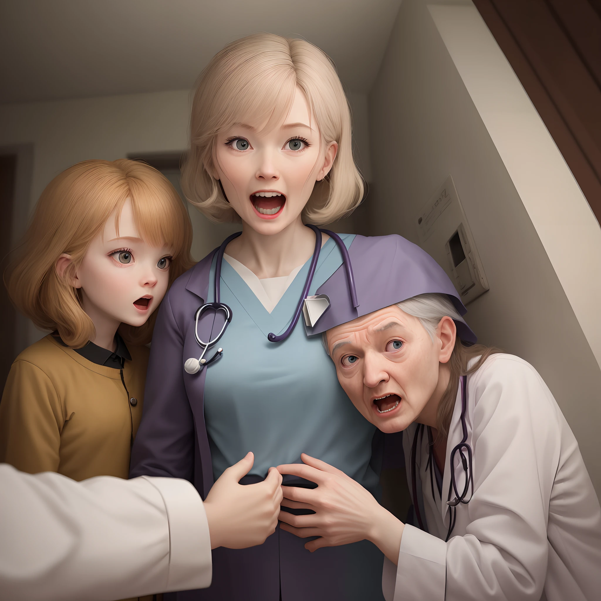 Apple scaring doctor
