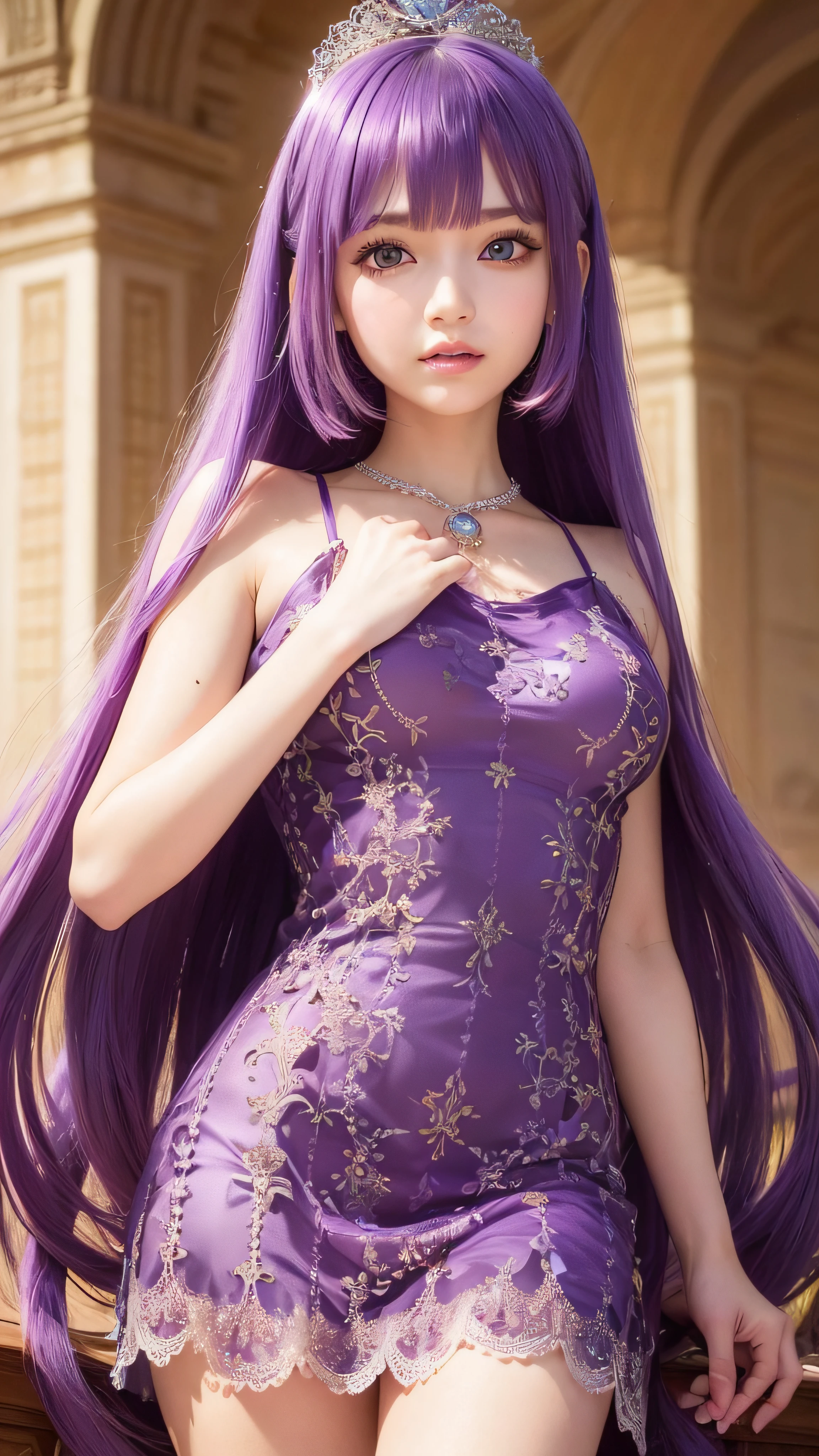 (La mejor calidad, Obra maestra), 1girl, 21 year old ,galaxia, brillar, vestido, Particle, viento, Flor, Parte superior del cuerpo, fondo oscuro, Mirando al espectador, cabello largo , lindos ojos , vestido sexy de verano , vestido ligero , maquillaje , labios rojos , sombra de ojos , hermosa sonrisa , fondo variado , senos grandes , largo cabello morado con mechas color turquesa, foto de cuerpo completo , pose sexy , Starlight Glimmer , ojos azules , linda sonrisa , magia