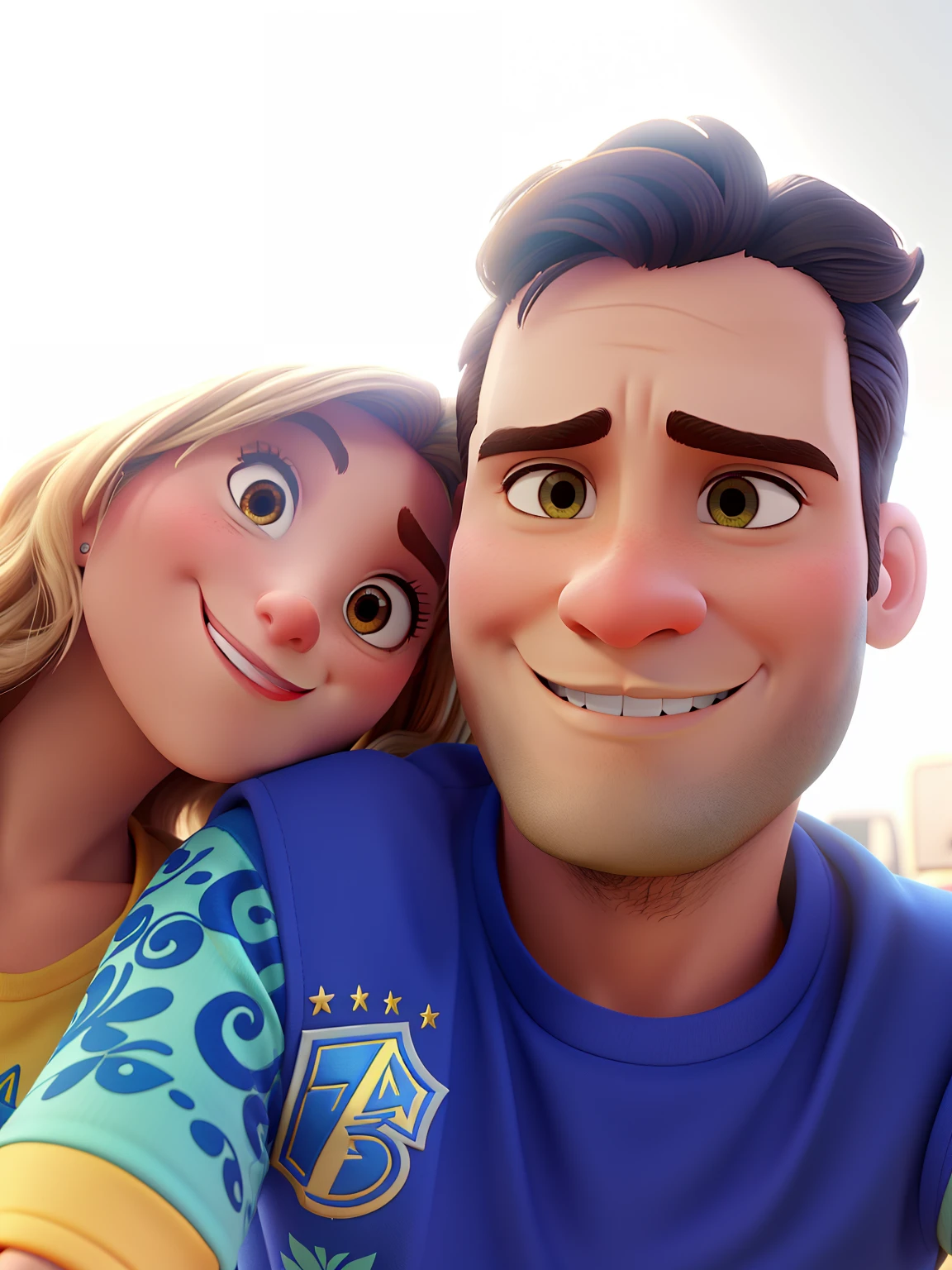 Mulher e homem estilo Disney pixar ,alta qualidade,melhor qualidade