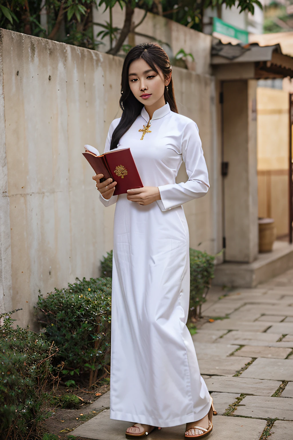 ao dai and bring book