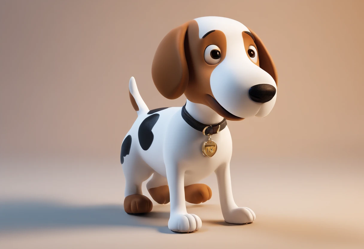 Snoopy style: a female dog, black, white and brown. Beagle. Dog brown face and ears. Dog back is black with paws in white