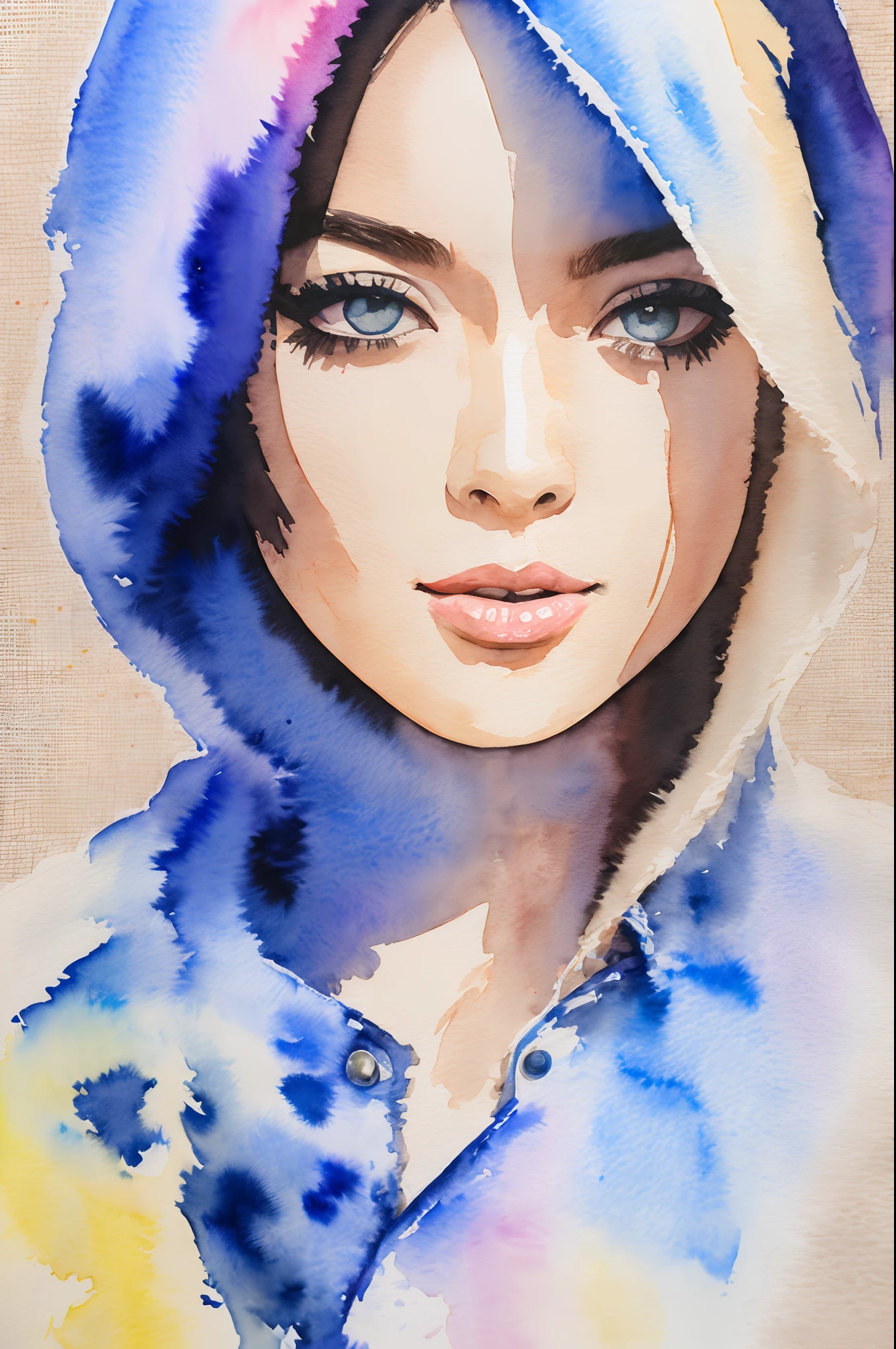 Surprisingly Strange (Simon-style_Bisley), ((Juicy watercolor painting, Linen)), Maximalism, Extreme detailing, Complex key, ((Single Shot)), ((Best Quality)), ((Masterpiece)), ( (Realistic)), 8K