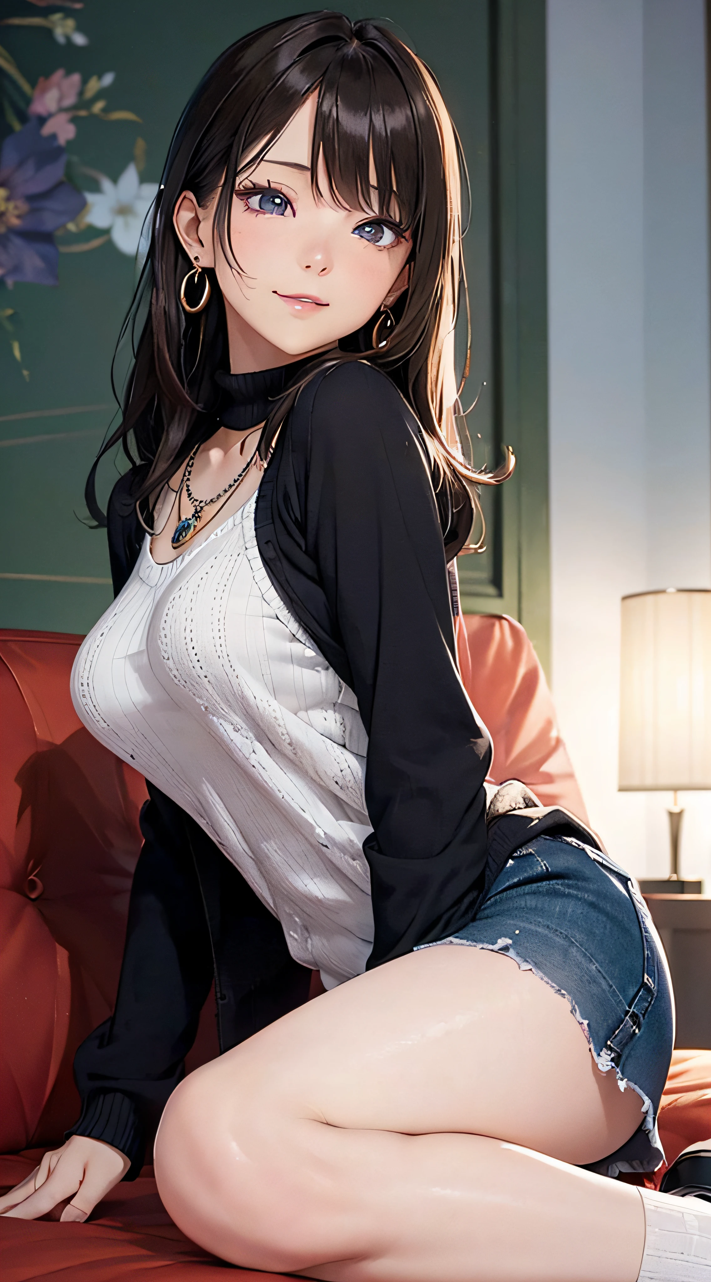 Lucy Pinder, retrato, face retrato, rubio, sonriente, top corto, white top corto, Super neckline, Shorts de jean, voluptuoso, session, labios rojos, tatuajes en el brazo.