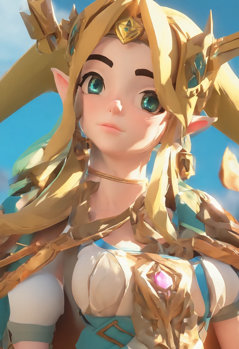 botw Zelda, hentai, medium boobs, big butt