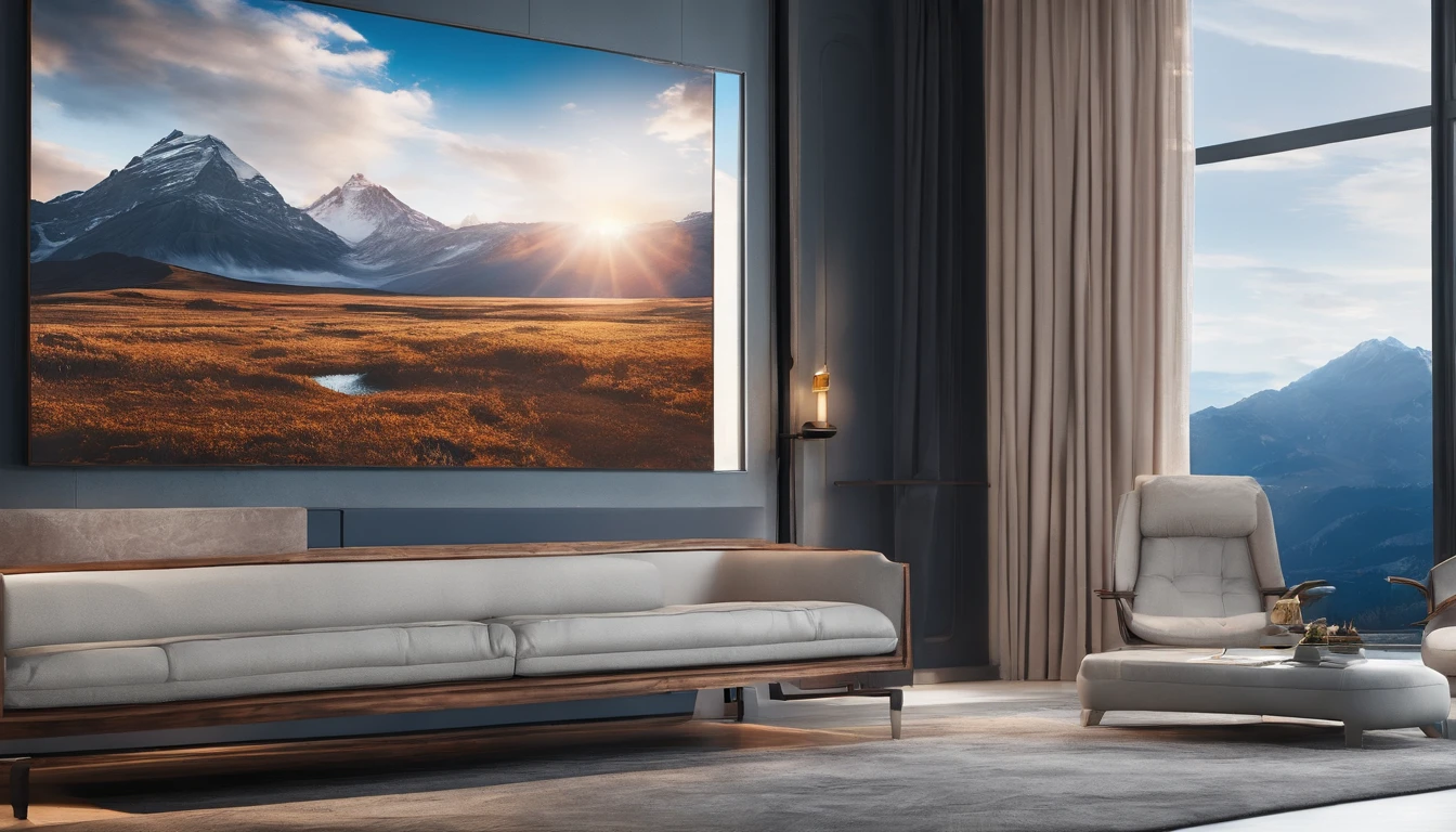 Master Parts、Superior Quality、superior image quality、The 8k quality、Beautiful photos of sunrise、magnifica、Mt kailash、Blue glowing lake:1.9
