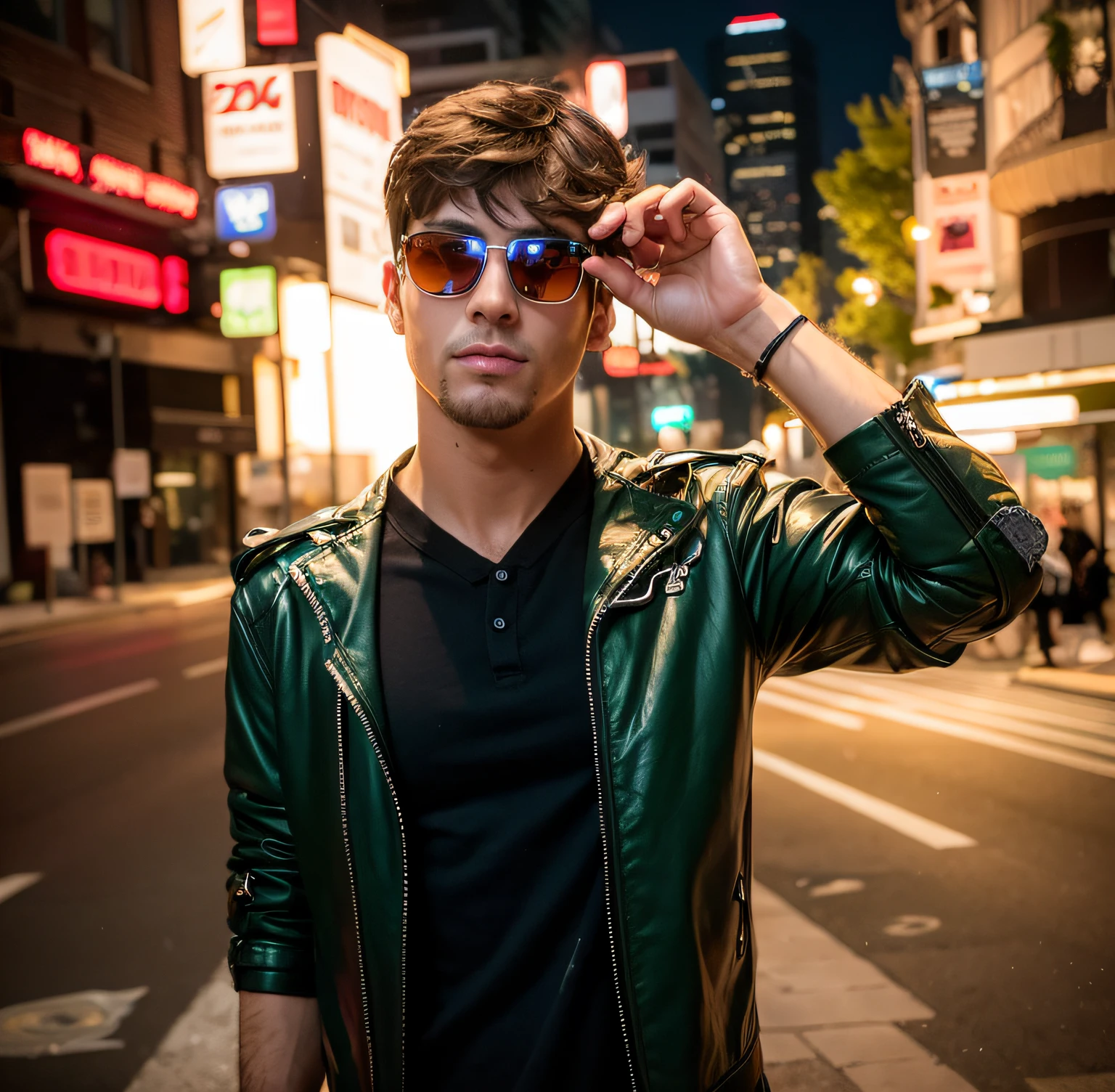 change background cyberpunk handsome boy, realitic face, 8k, uiltra realitic,