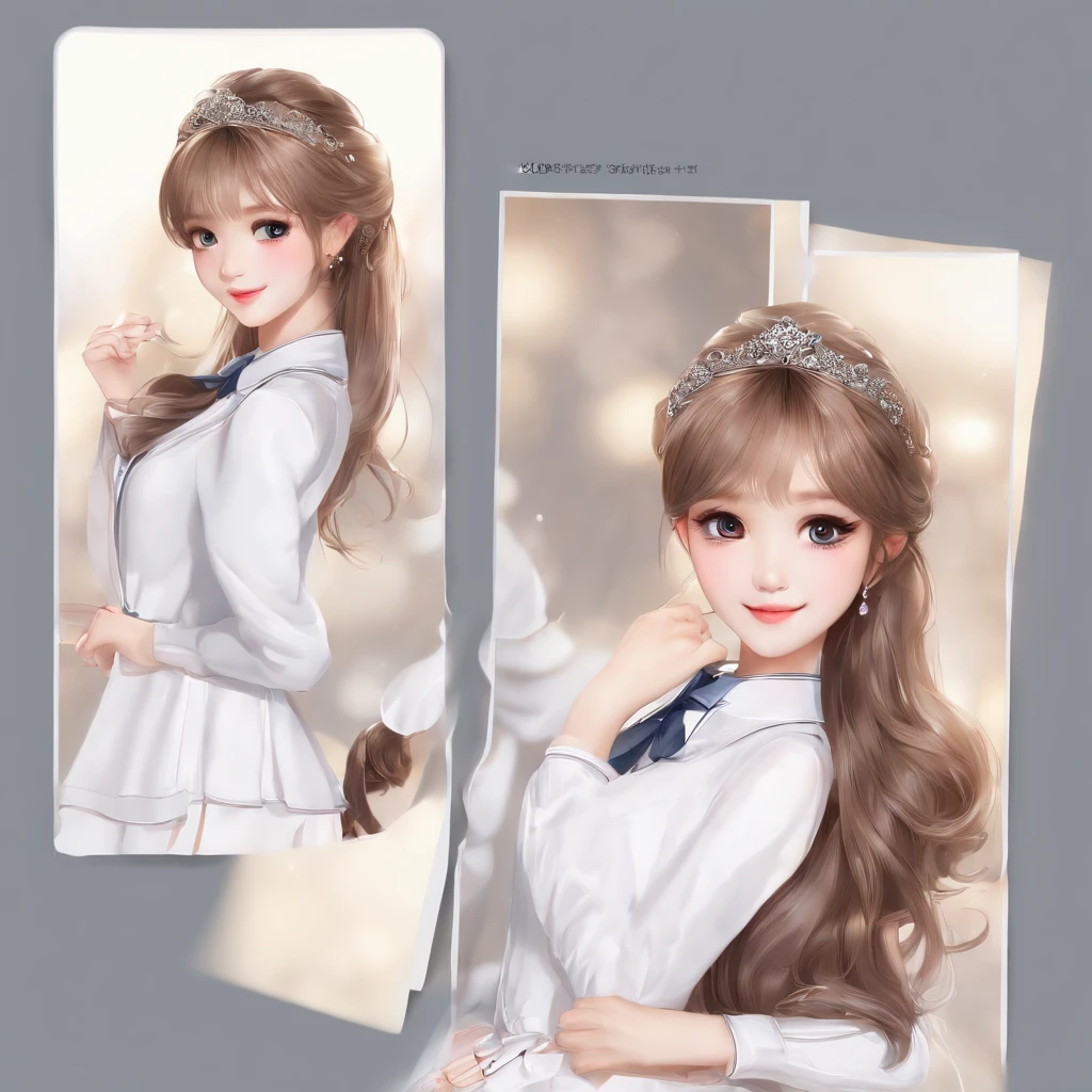 Full body "(Best Quality,hight resolution),(Realistic),(Studio Lighting),(Portrait),(sixteen years old) Cute Girl,(reporter),(Professional),(Vivid colors),(Detailed eyes, Lips),(Studio Type),(journalist),(microphone),(professional attire),(Confident smile),(Dynamic Pose),(neutral background),(Bright, energetic atmosphere)"Cute 16-year-old reporter (High quality,4K,8K,hight resolution,masutepiece:1.2),Beautiful detailed eyes,Beautiful detailed lips,Long hair,uniform, (((16yo girl))),Long hair girl in casual dress sitting in studio , gesture,Mare hair,Professional,Vibrant colors,Soft lighting,subtle shadows,messy bun, Light breeze in the mare's hair,Stunning graceful posture,confident expression,Expressive eyes,Curved eyelashes,subtle blush,Sparkling Highlights,Sharp details,Soft skin,Precise shading,Bright atmosphere,dynamic compositions,Sublime artwork, small round eyes, Chinese Teen, shiny pink lips, Seductive cute smile, K-Pop Looks, Complete systemic anatomy