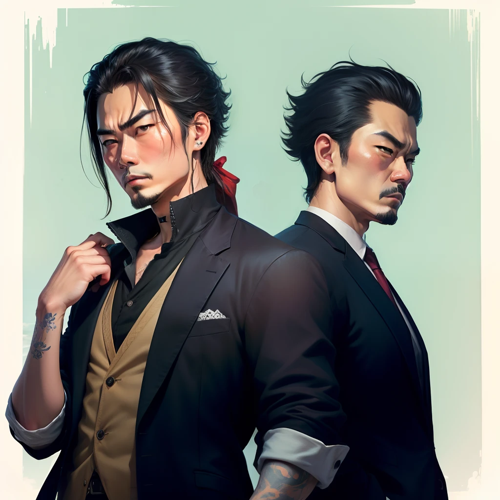 Ghibli-style yakuza