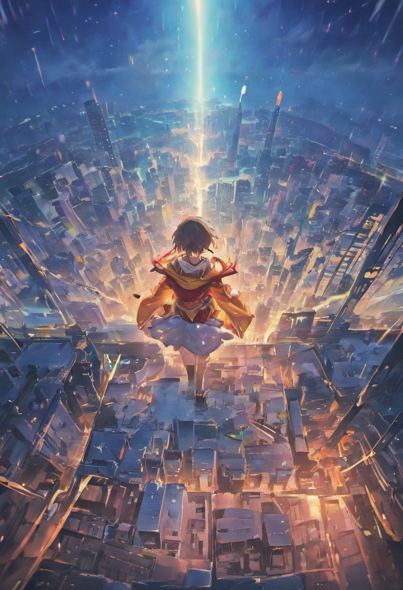 Clear sky，8K，Game anime style