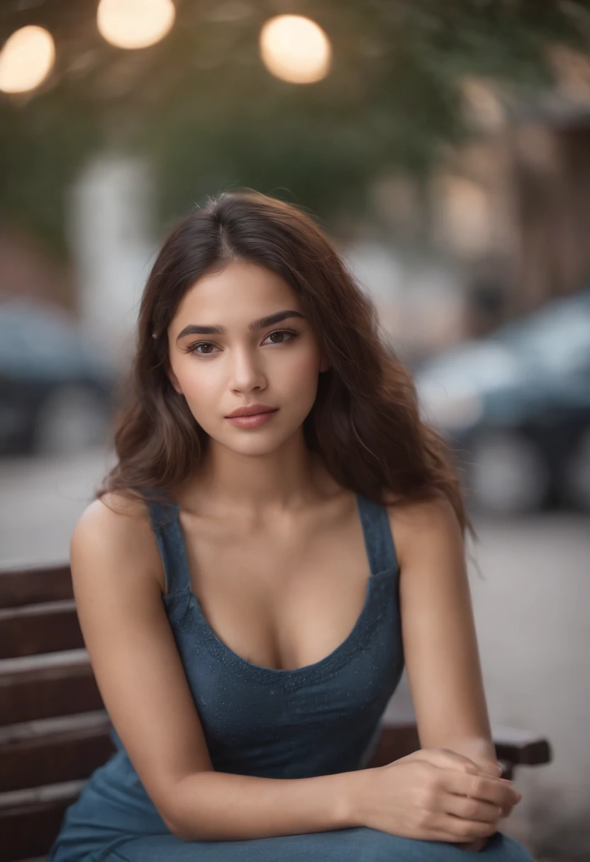 Cute Girl, 20years old, latina, full length, sitting
