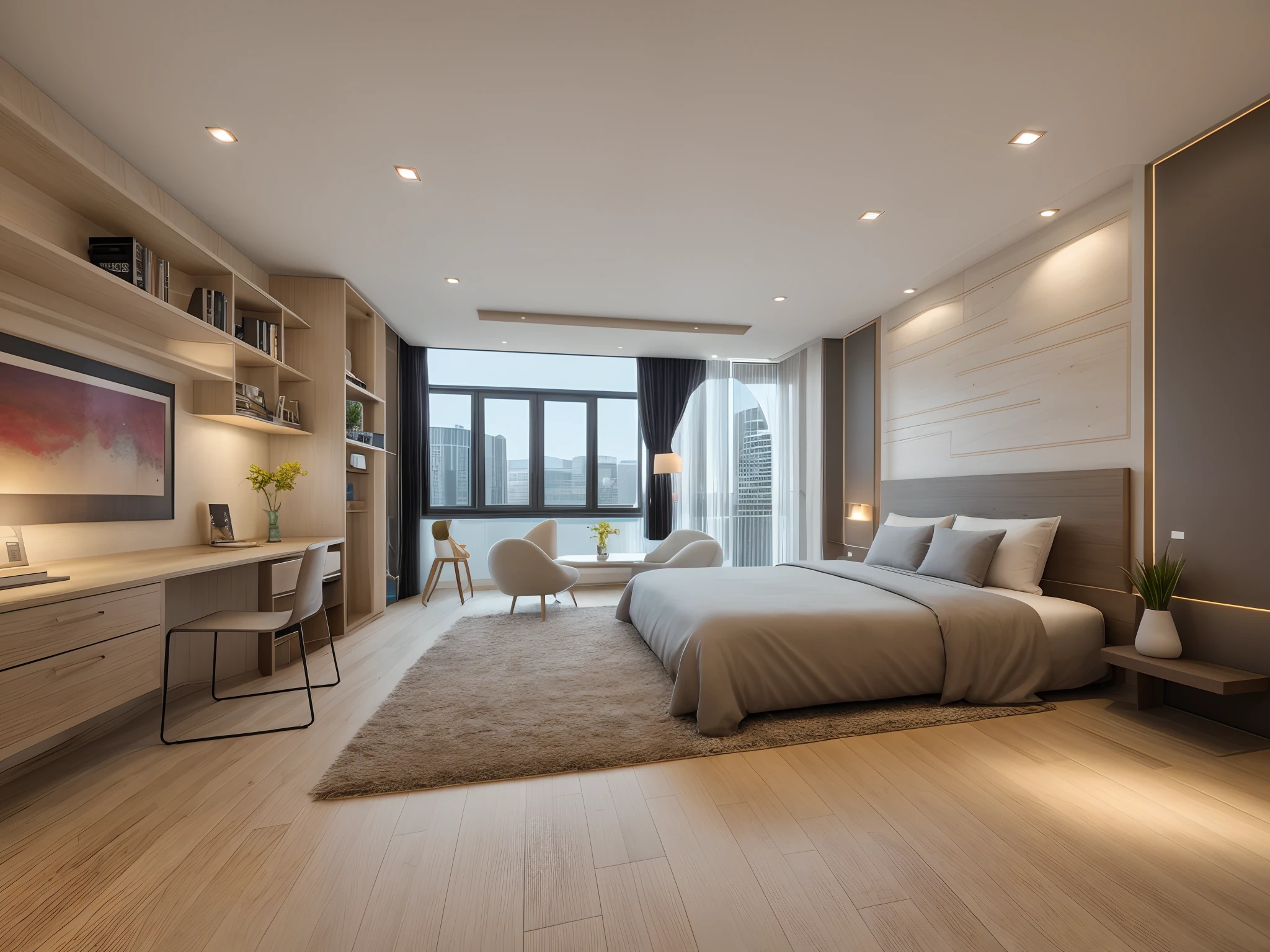 luxious bedroom,
