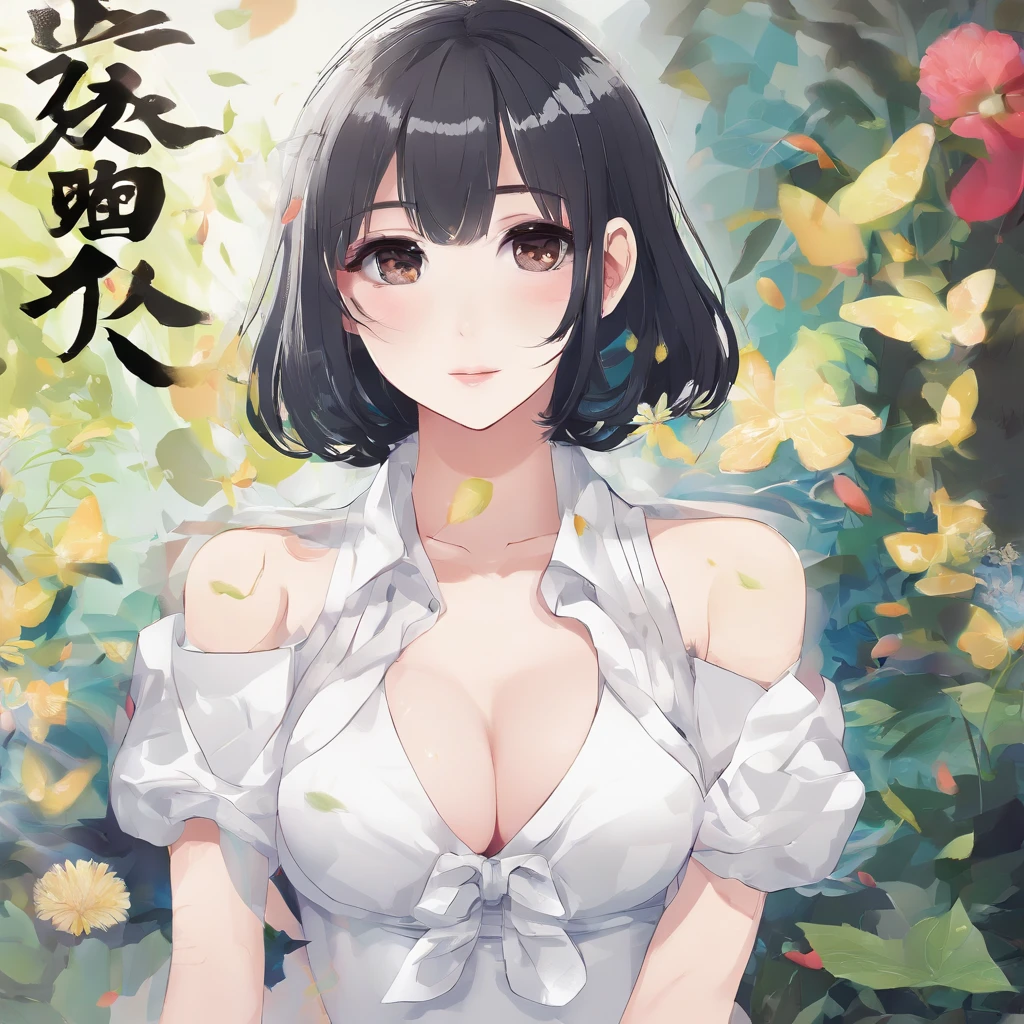 Baiyangdian,White color blouse,cute big breasts,Creep Zhang Ga,Body stretching,Brighten skin,HighestQuali,