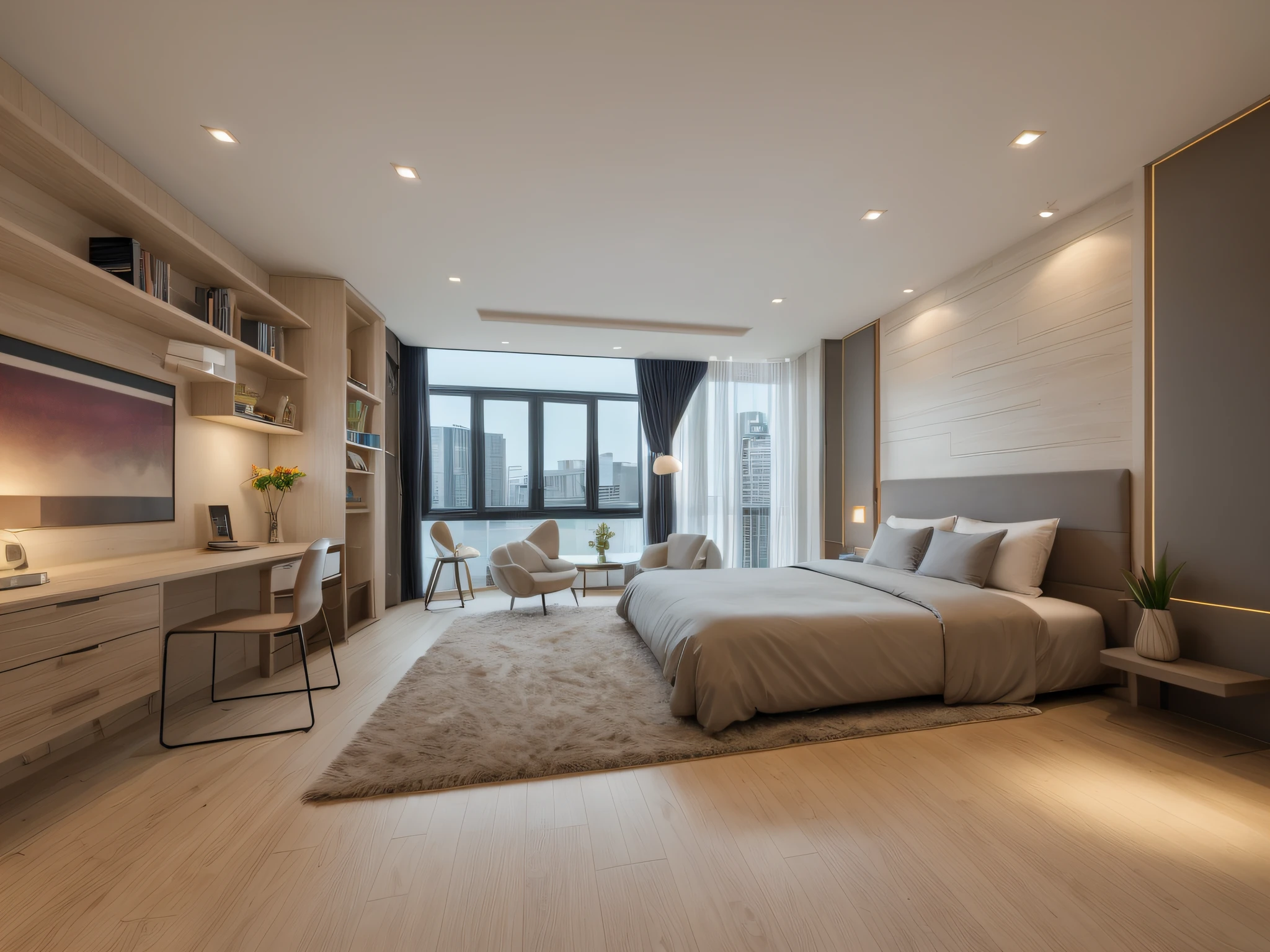 luxious bedroom,