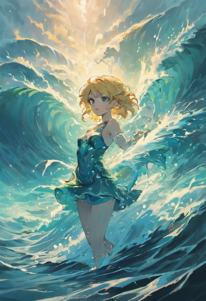 (Best quality,4K,8K,A high resolution,Masterpiece:1.2),Ultra-detailed,(Realistic,Photorealistic,photo-realistic:1.37),god of the ocean,ships,storming,Water splashes,mermaid,seagulls,A lighthouse in the distance,Sunset glow,Emerald green color palette,Majestic,Mythical,A storm is brewing,Dramatic lighting,Crashing waves,Ripples in the water,Attractive cleavage,Deep sea waters,ebb,Wind,Ominous clouds,Magnificent,fishing boat,Breathtaking,hot tub,A sea of bubbles,Dangerous water currents,mysterious,Shimmering scales,mythological creatures,The thunderous roar of the ocean,Secrets hidden beneath the surface,Awe-inspiring,wearing a hanfu,Bless the ships