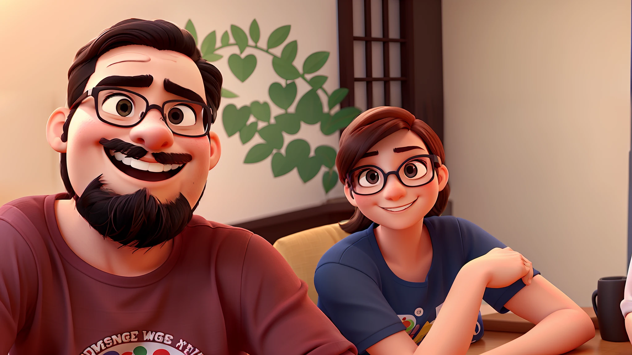 Disney pixar | |. Smiling young woman in glasses. Single woman with glasses. Man without glasses. Mixed-race Japanese man. Japanese dark black haired man.