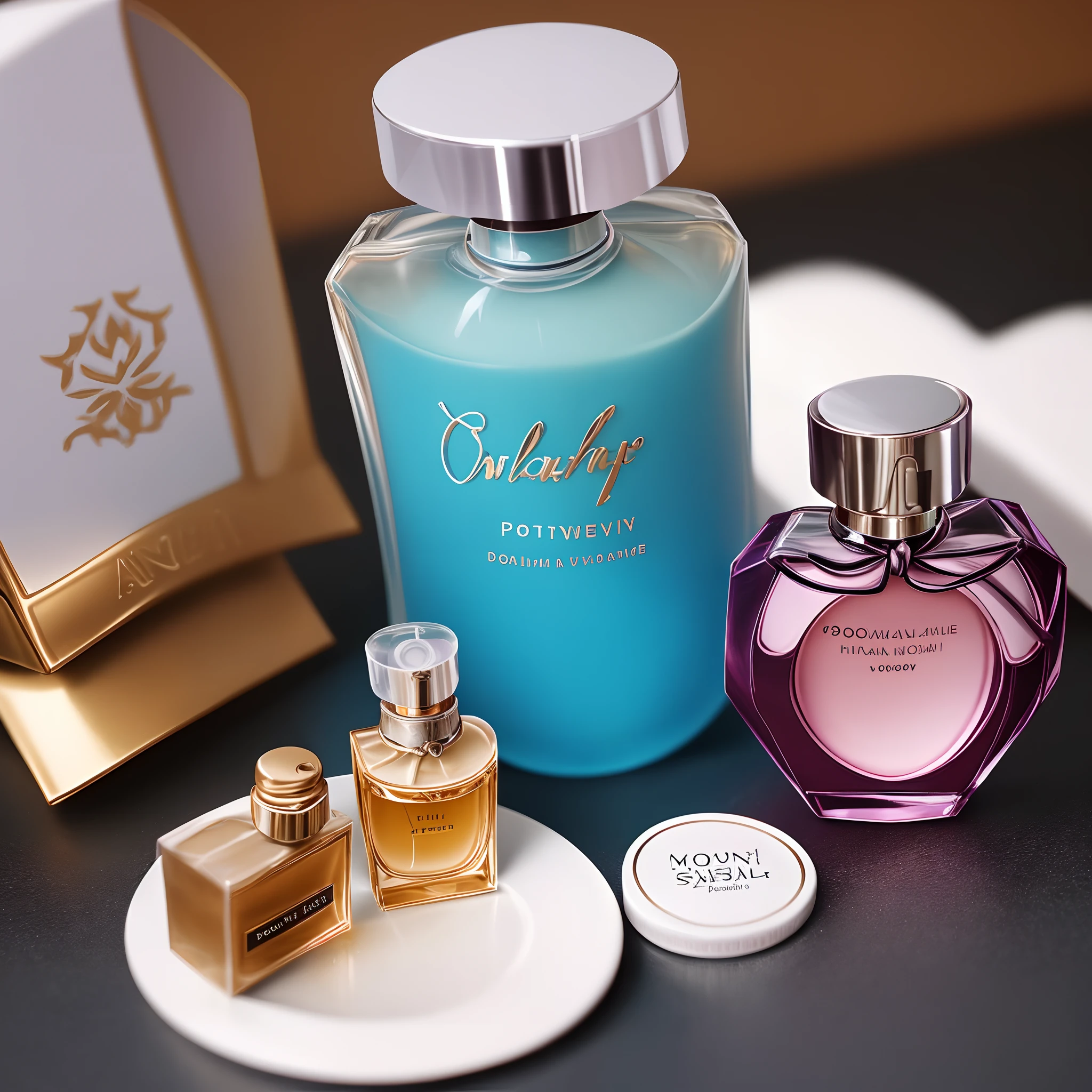 Someone who posting a perfume on Instagram