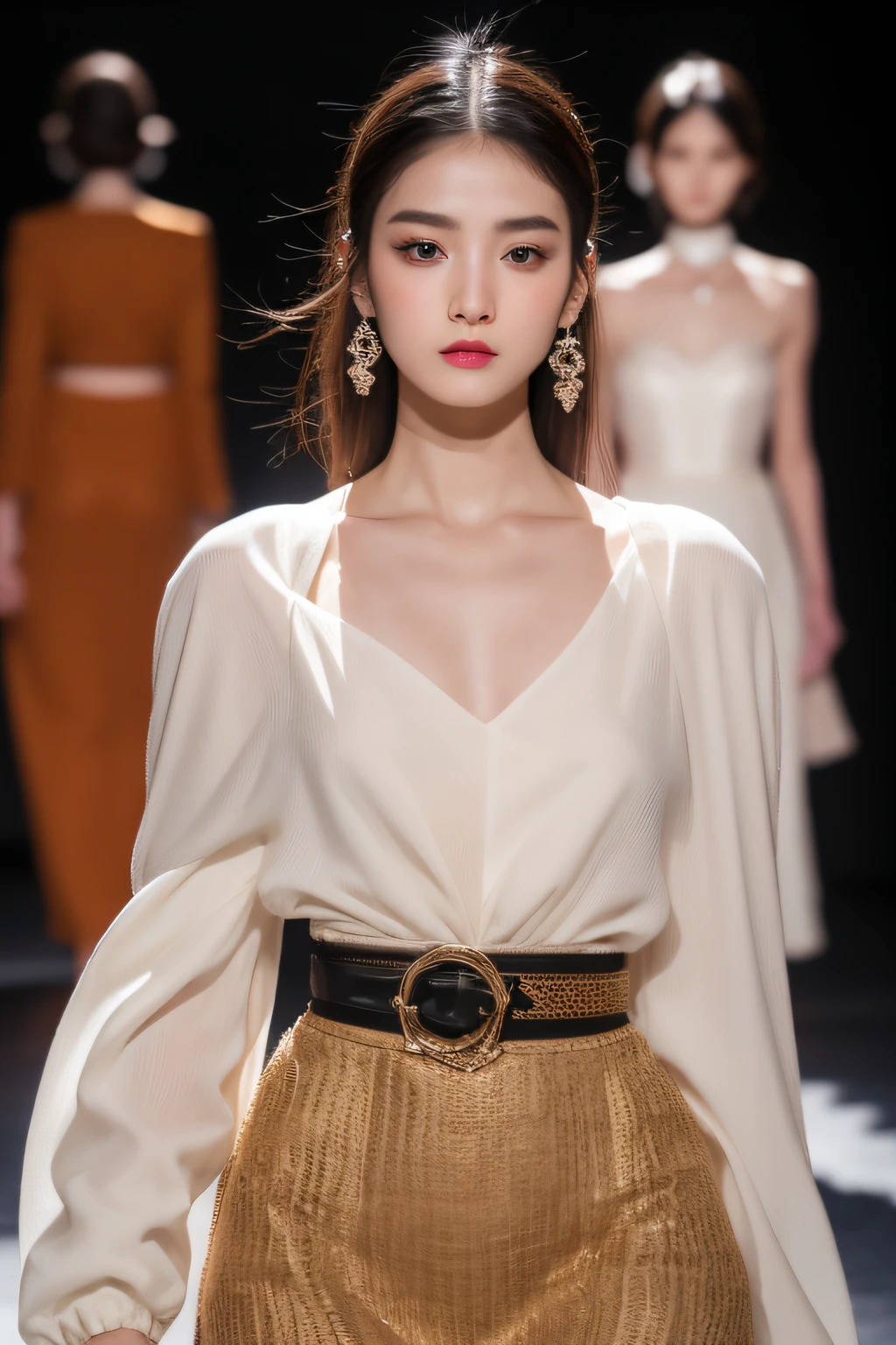 Asian girl,catwalks