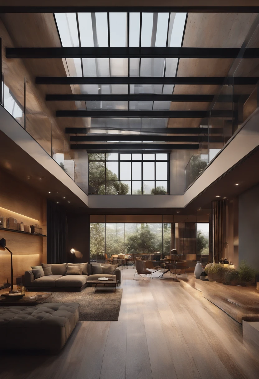 Living moderno, 8k, foto realista, Obra-prima, 4K, belo design, absurdos, ultra realista, melhor qualidade, masterizar, ultra alta, foto crua, ultra realista, obra-prima, melhor qualidade, super detalhado, ultra high-resolution,