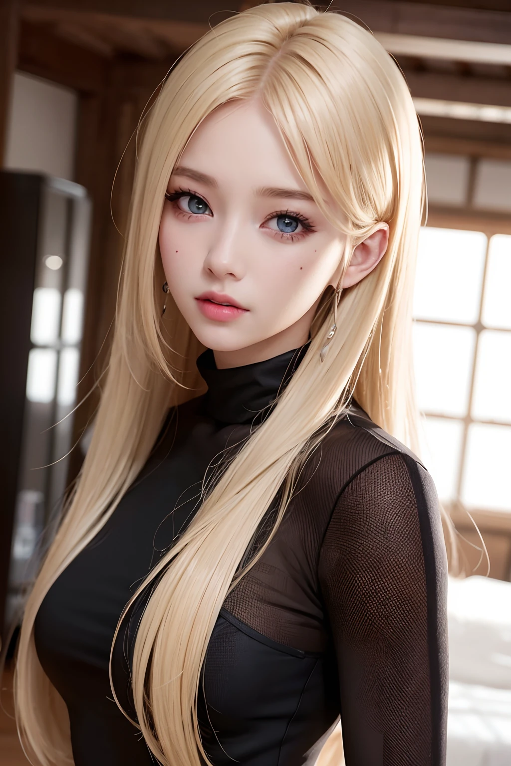 Western women、fashion modell、wear shirt、Glamour、Paparazzi take pictures of her、blonde hair、Brown-eyed、8K、hightquality、masutepiece、top-quality、hard disk、ighly detailed、voluminous lighting、Photorealsitic