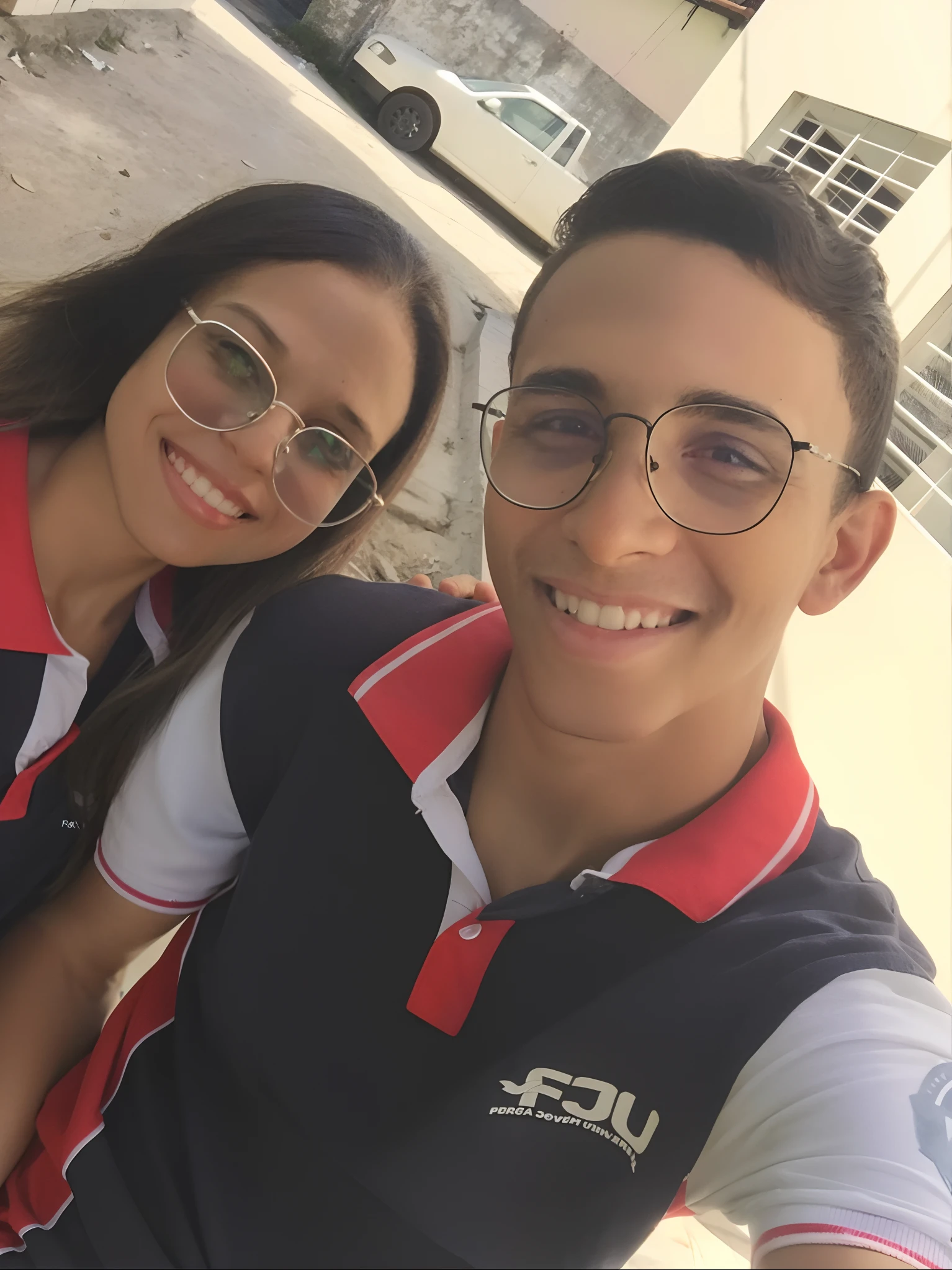 Com a amiga
