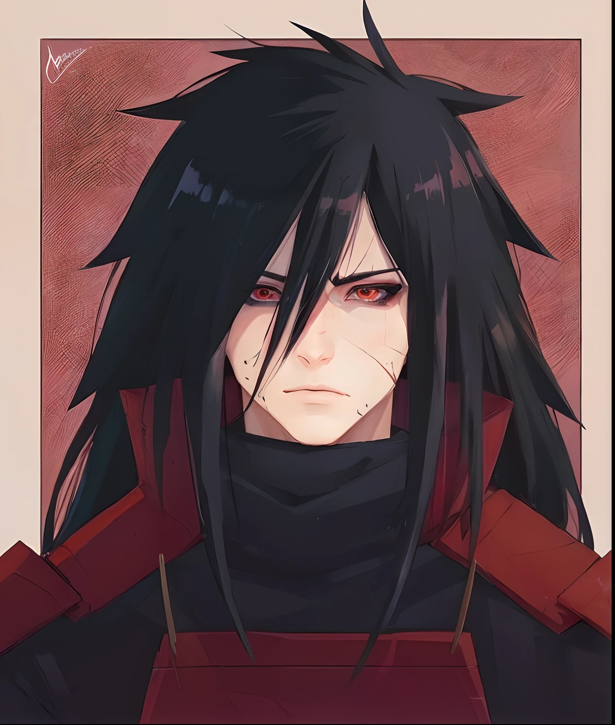 Hyperrealistic version of Madara, hyperdetailled, hyperrealistic