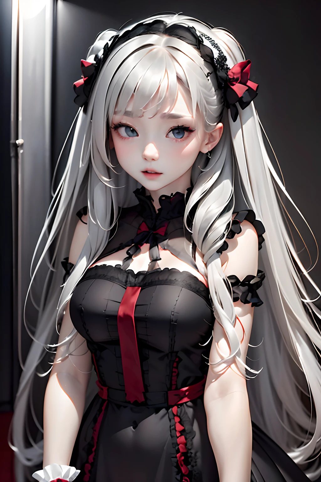 Shalltear Bloodfallen, trending on Pixiv, large breasts, vampire ta, hentai, Ecchi