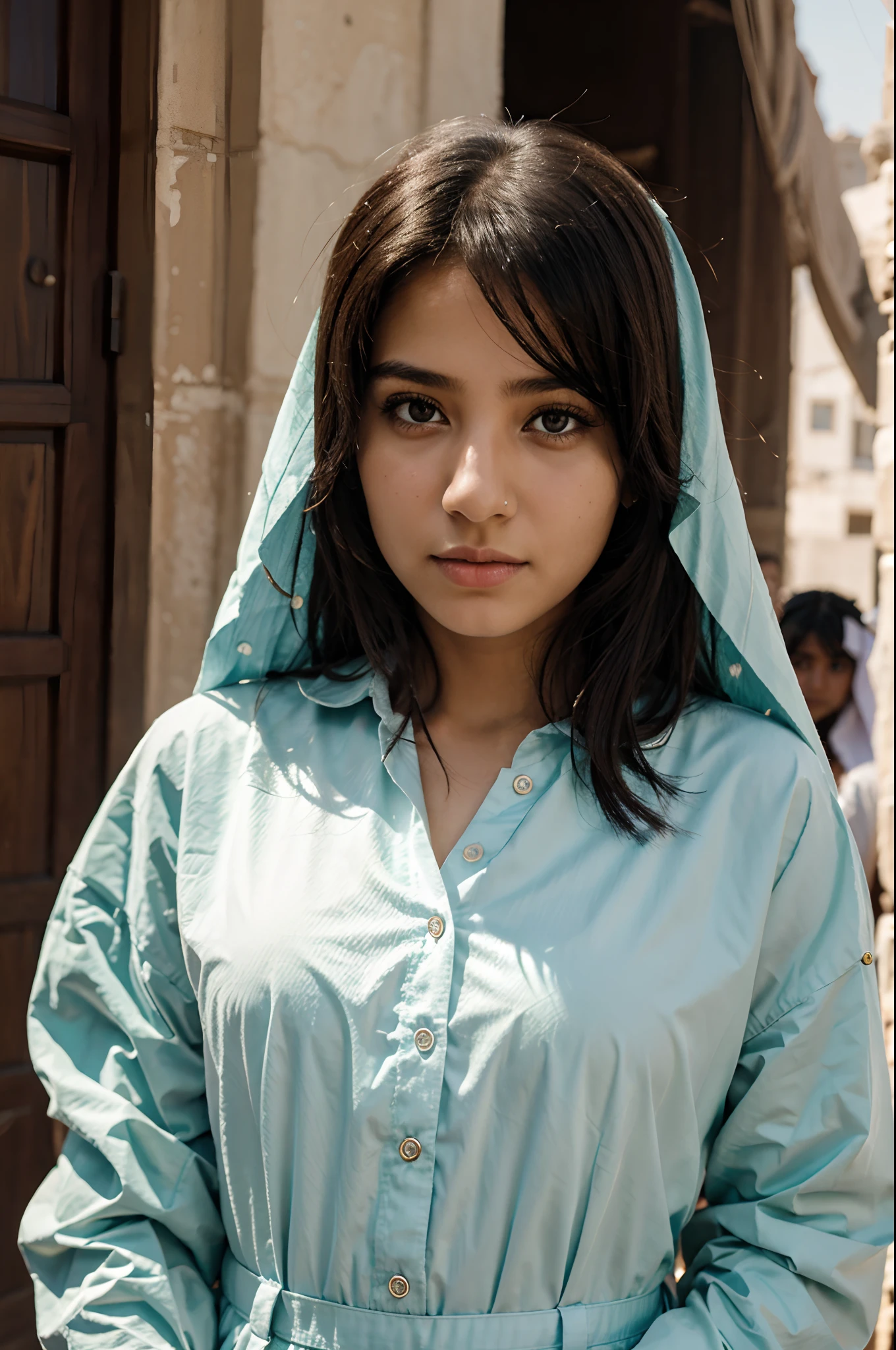 a portrait of a Girl from Saudi Arabia