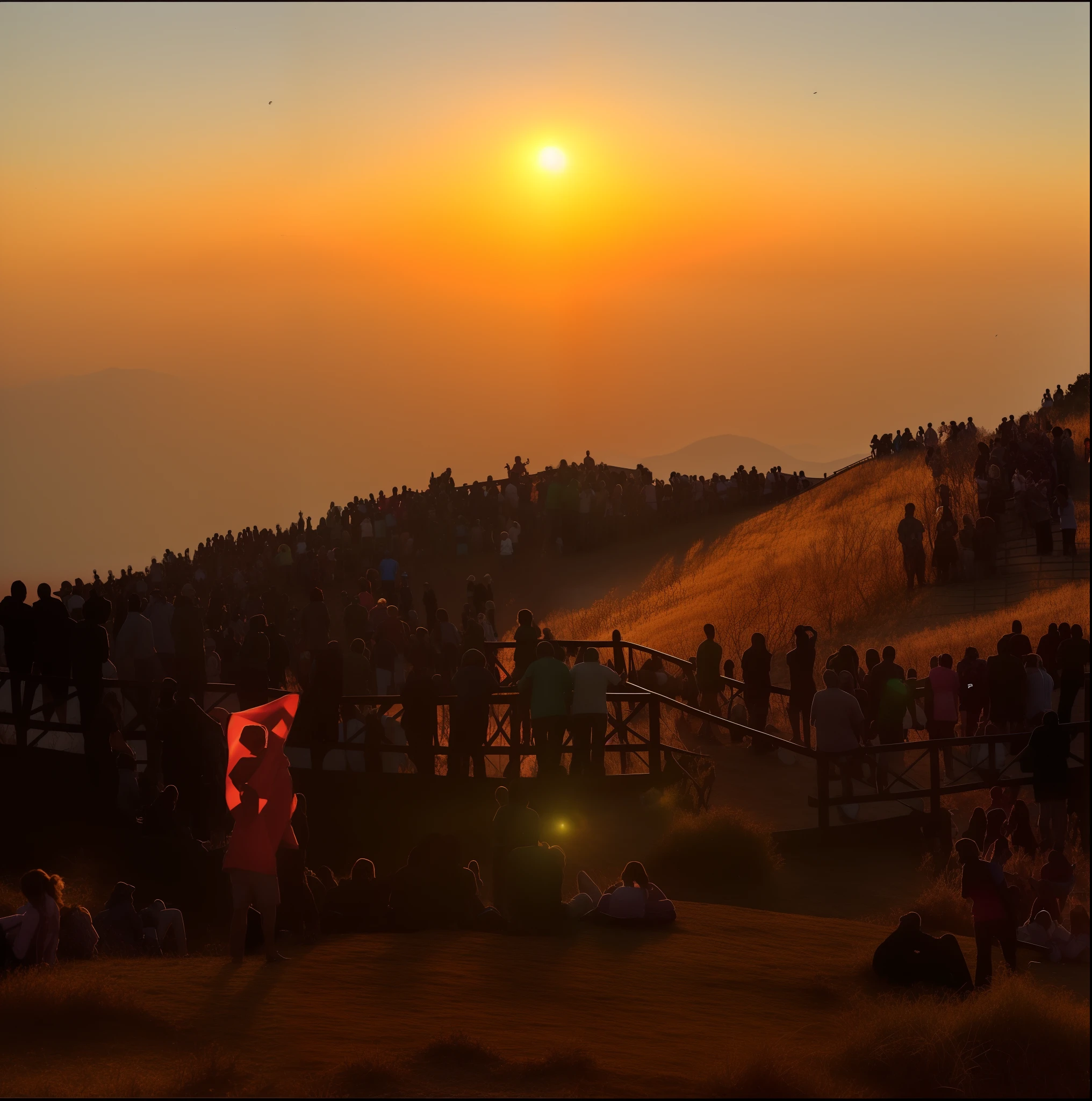 People stand on the hill and watch the sunset, late sunset, during sunrise, Sunset view, at a beautiful sunset, late sunset, At sunrise, With sunset, at the sunset, prime time, beautiful sunrise lighting, sun is in the top, sunset sunrise, At sunset, Sunset atmosphere, sunsettime, mountains and sunset!!, The most beautiful sunset