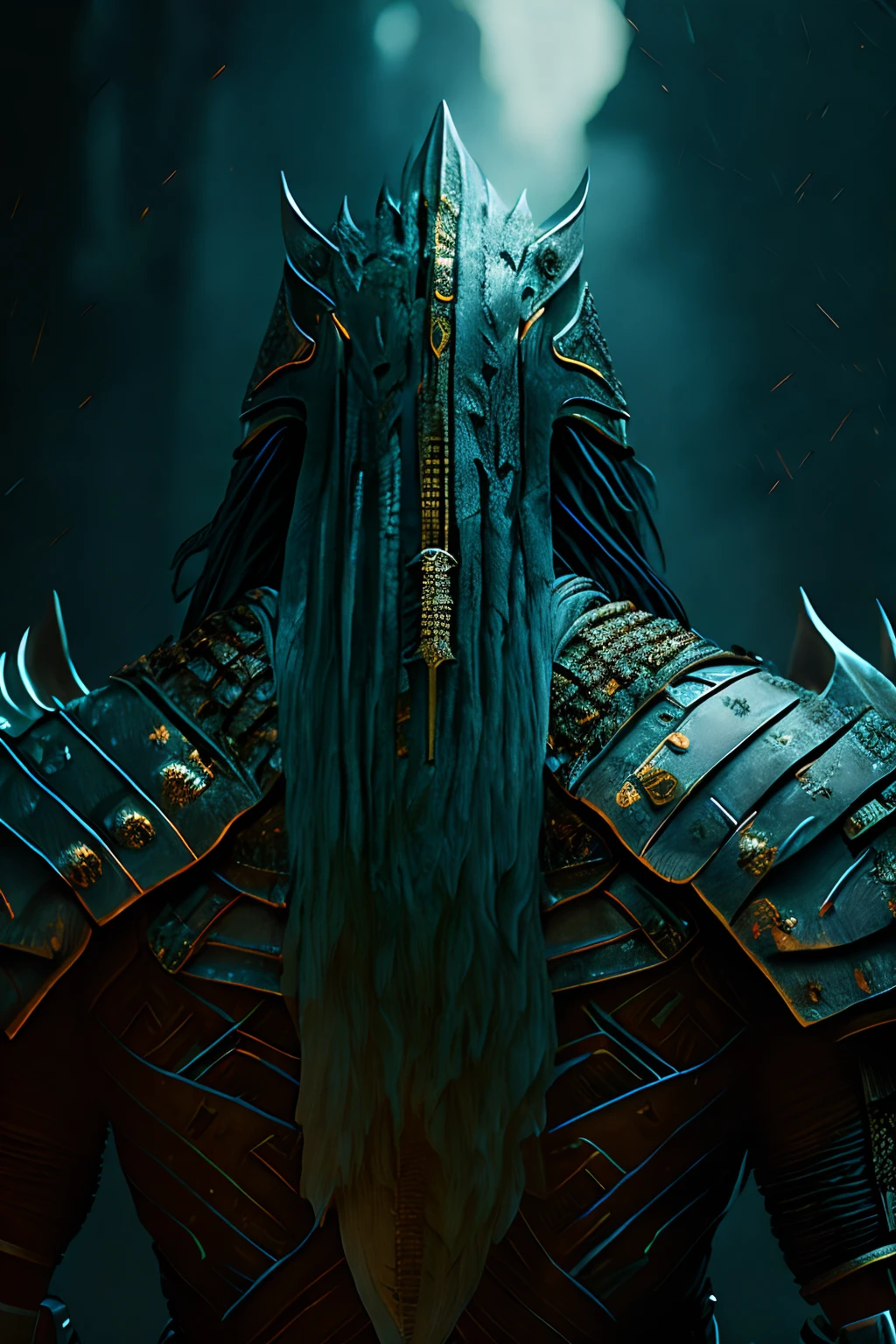 back view of army of The ancient predator warriors , dark horror futurism, cinematic, fine details, 8k, (dark shot:0.7), Subsurface scattering, (ambient lighting:1.3), (ArtStation:1.3)