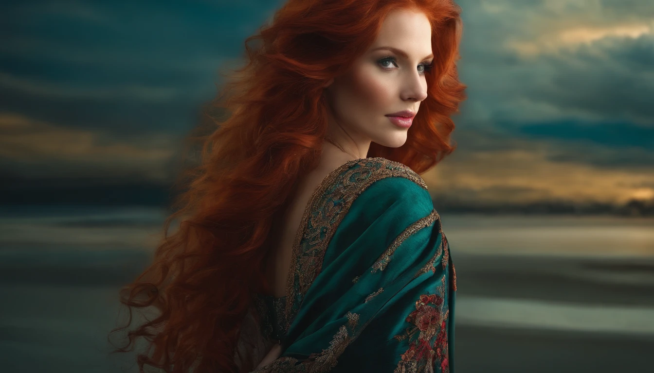 redhead woman