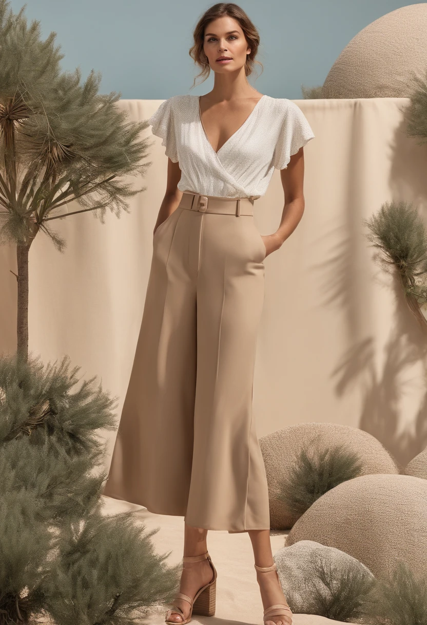 Créez une illustration moderne des culottes réutilisables. Optez pour des courbes douces et des nuances apaisantes. Priorisez des tons naturels et ajoutez des détails subtils pour représenter l'innovation et la durabilité de ces alternatives menstruelles. Assurez-vous de capturer l'essence moderne tout en évoquant une atmosphère sereine.