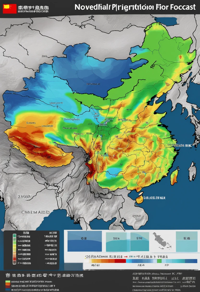 November 4, 2023 Regional precipitation forecast for China 24-hour forecast