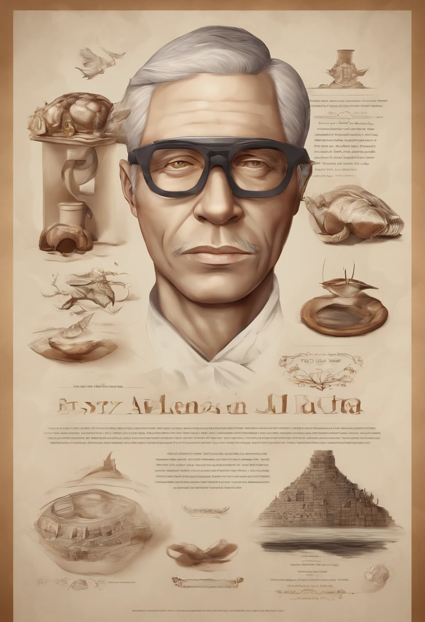 poster 3D inspirado na pixar capturando uma cena com um homem de 42 anos aspecto jovem portugues moreno cabelo castanho curto ele esta a usar um detector de metais numas ruinas antigas esta alegre com uma descoberta com os seus dois filhos um com 3 anos muito reguila e mexido e outro com 13 anos de oculos muito intelectual com carra de zangado