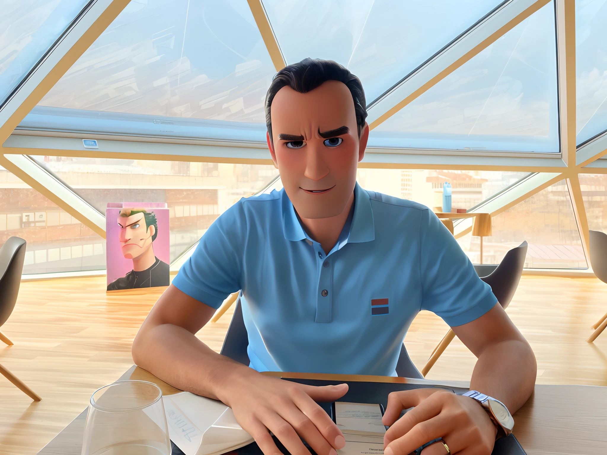 Transformer en style pixar