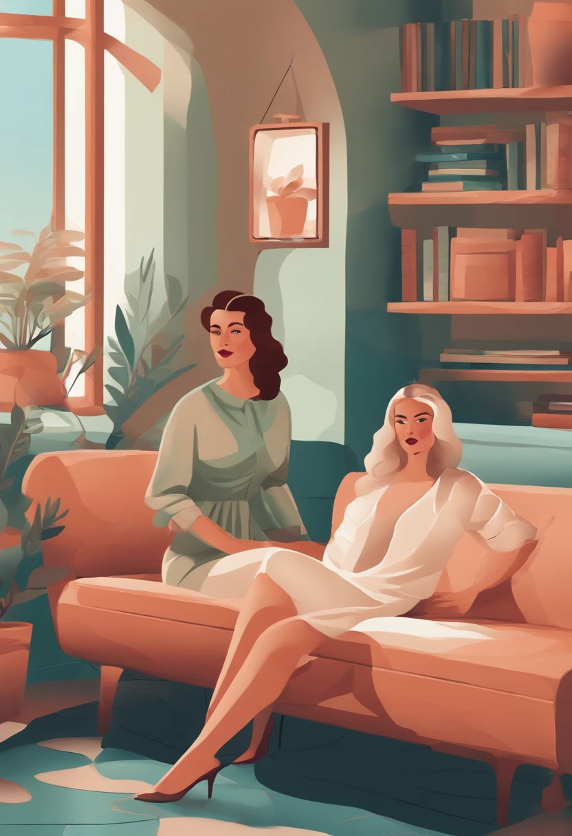 Créez une illustration moderne mettant en avant les culottes réutilisables. Privilégiez des courbes douces et des nuances apaisantes pour refléter l'innovation et la durabilité de ces alternatives menstruelles. Utilisez des tons naturels et ajoutez des détails subtils pour créer une atmosphère moderne et sereine. Évitez toute représentation humaine et assurez-vous que l'illustration est adaptée à un style graphique carré. 🎨✨